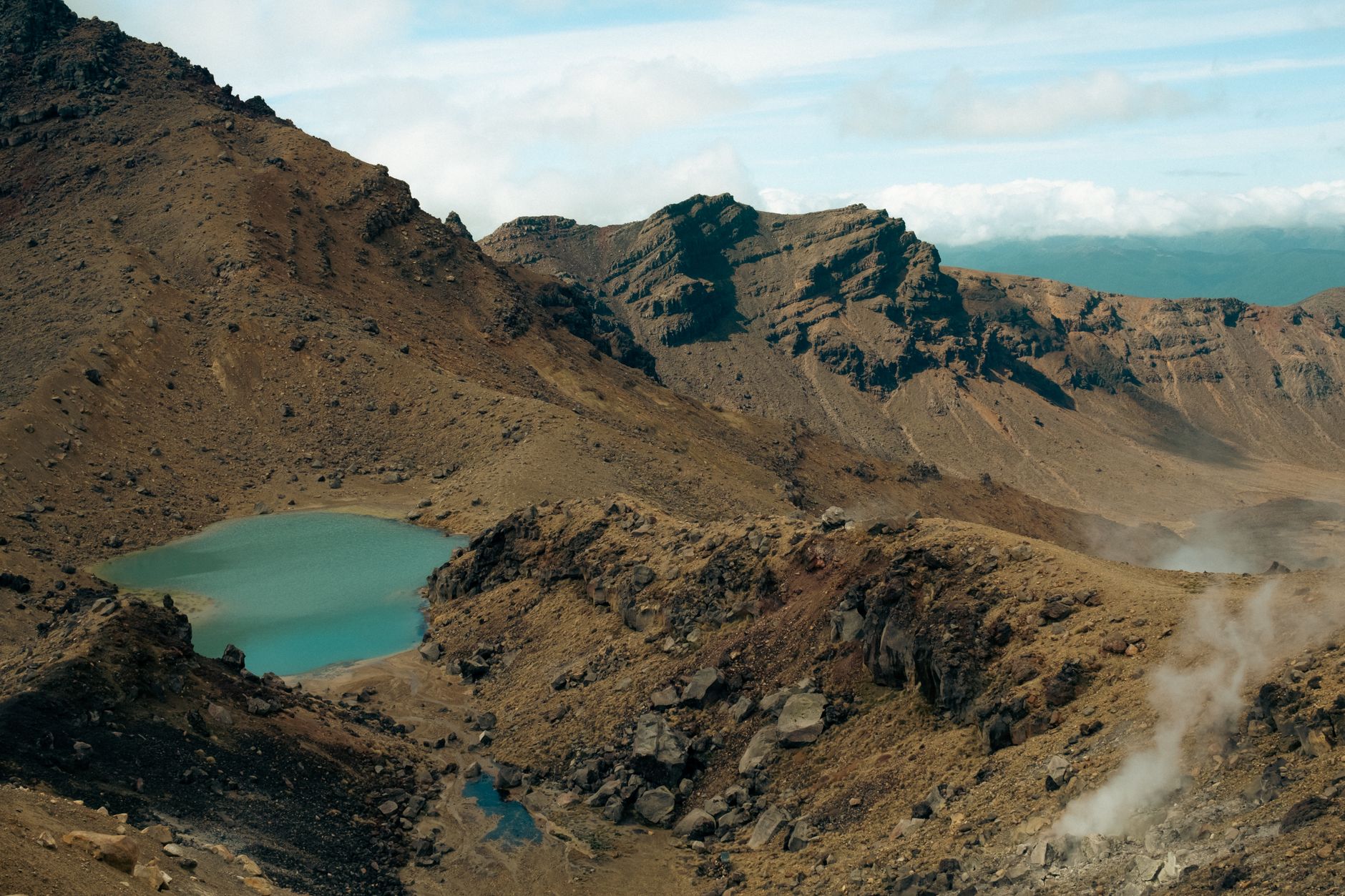 Tongariro Alpine Crossing crater lakes New Zealand